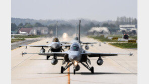 [속보]KF-16 전투기, 알래스카서 훈련중 조종사 비상탈출